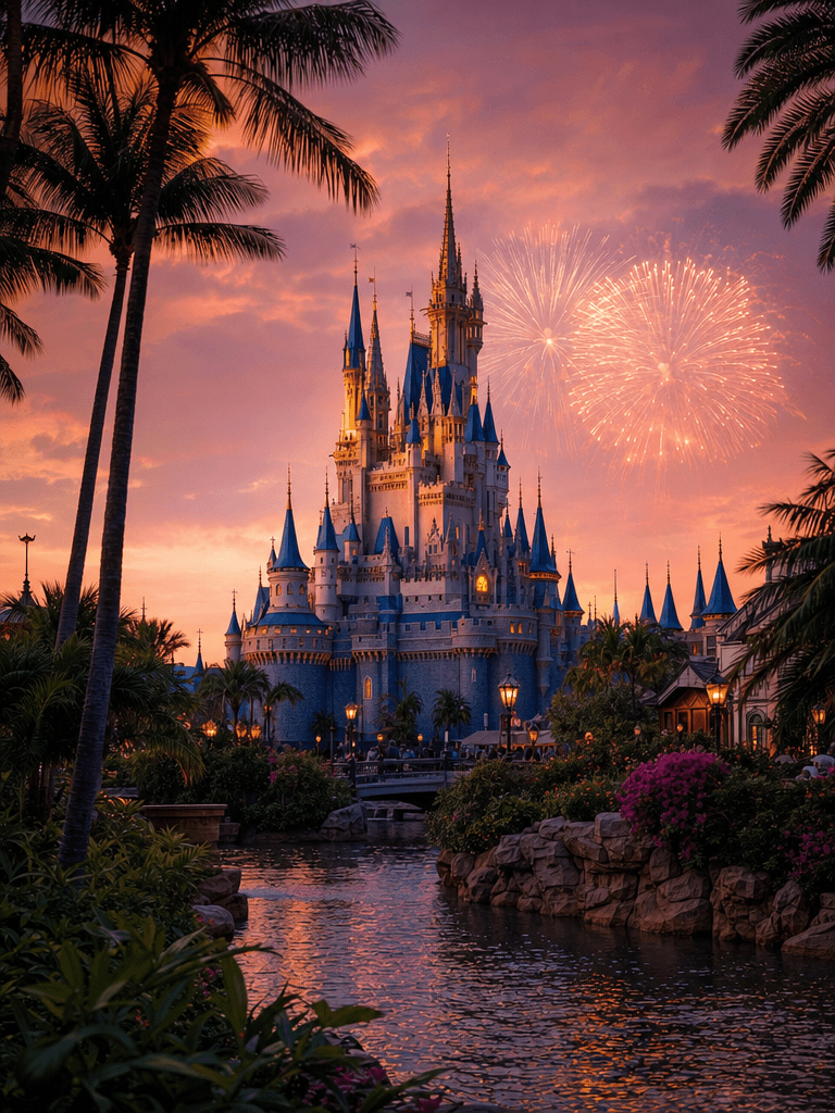 Castelo da Disney em Orlando, a poucos minutos do BluDream